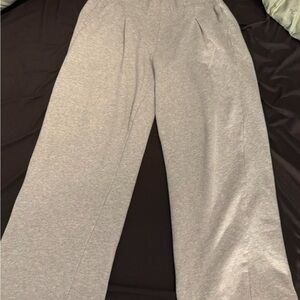 Aerie Heather Gray Knit Pants